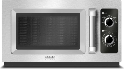 Mikrovalë profesionale CASO C 1000 M 1000W 25L me bazë qeramike, inox