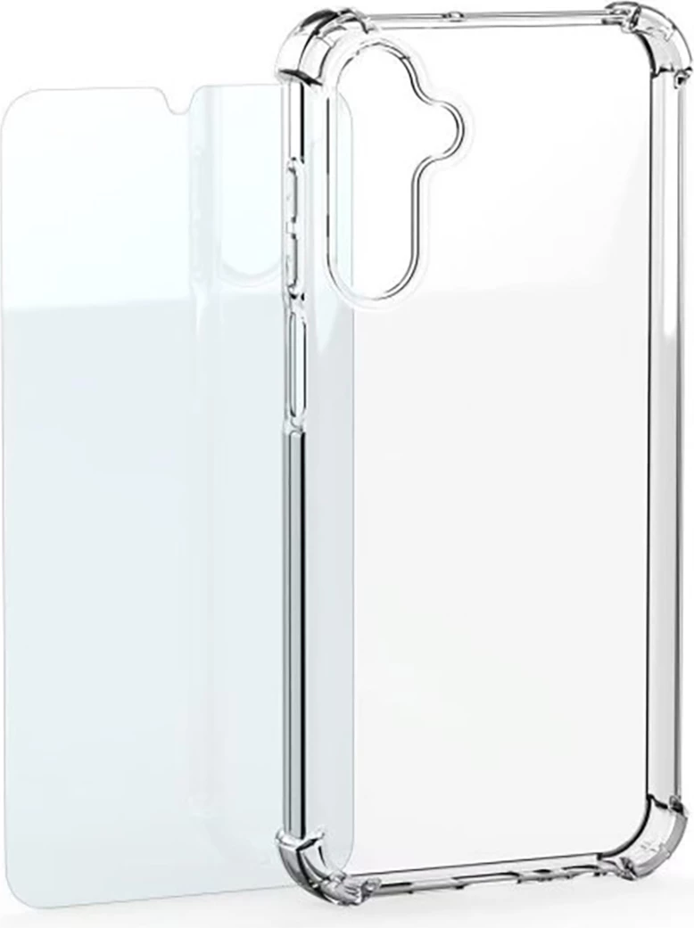 Mbështjellës celulari Samsung by Mobeen Clear Cover për Samsung Galaxy S26+, TPU, set me xham të kalitur, transparent