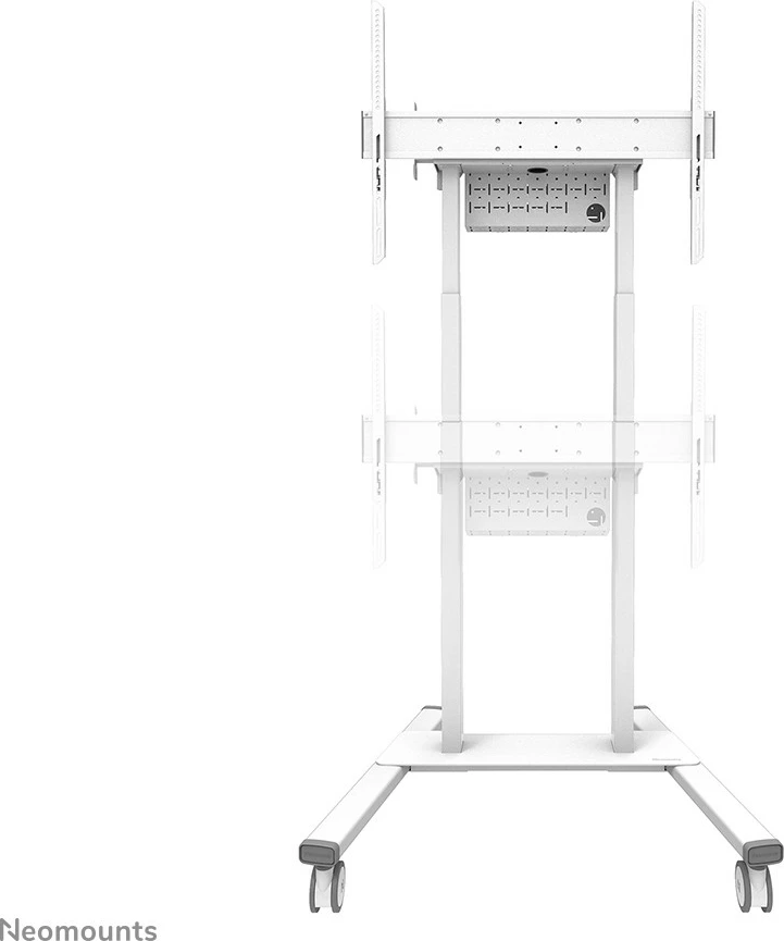 Karrocë TV Neomounts FL55-875WH1, motorike, për ekrane 55-100 inç, e bardhë