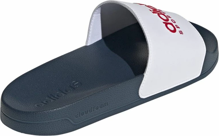 Flip-flops për meshkuj adidas, të bardha dhe blu e errët