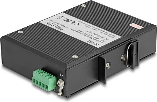 Switch DeLOCK 5-Port Gigabit Ethernet, DIN Rail, fanless, i zi