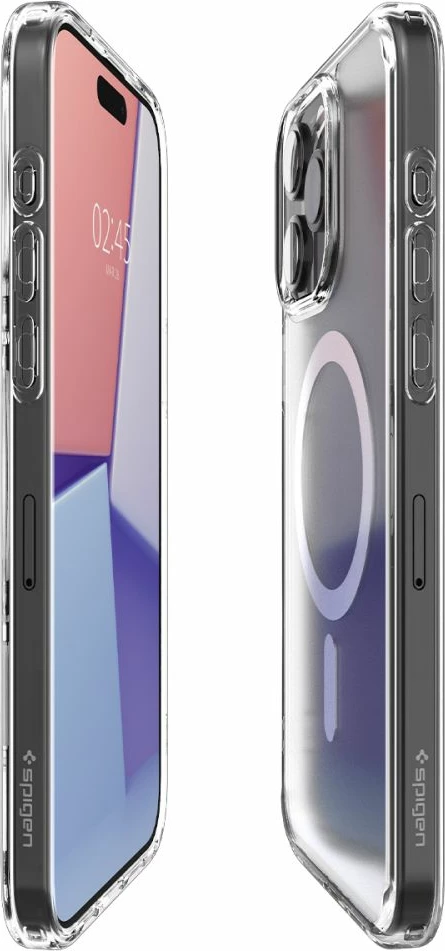 Mbështjellës Spigen Ultra Hybrid Mag për iPhone 15 Pro, MagSafe, frost clear