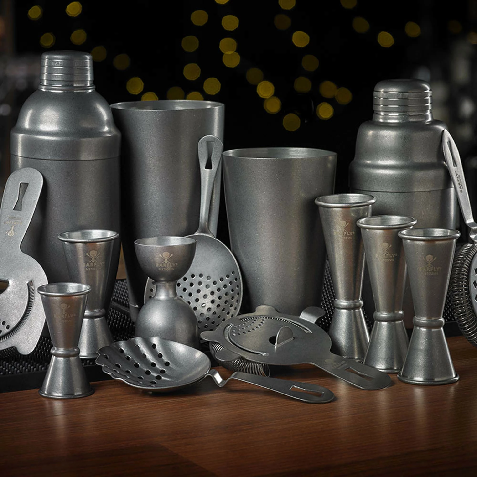 Kullues koktejesh Julep, BarFly, Vintage 165 mm, argjendt mat