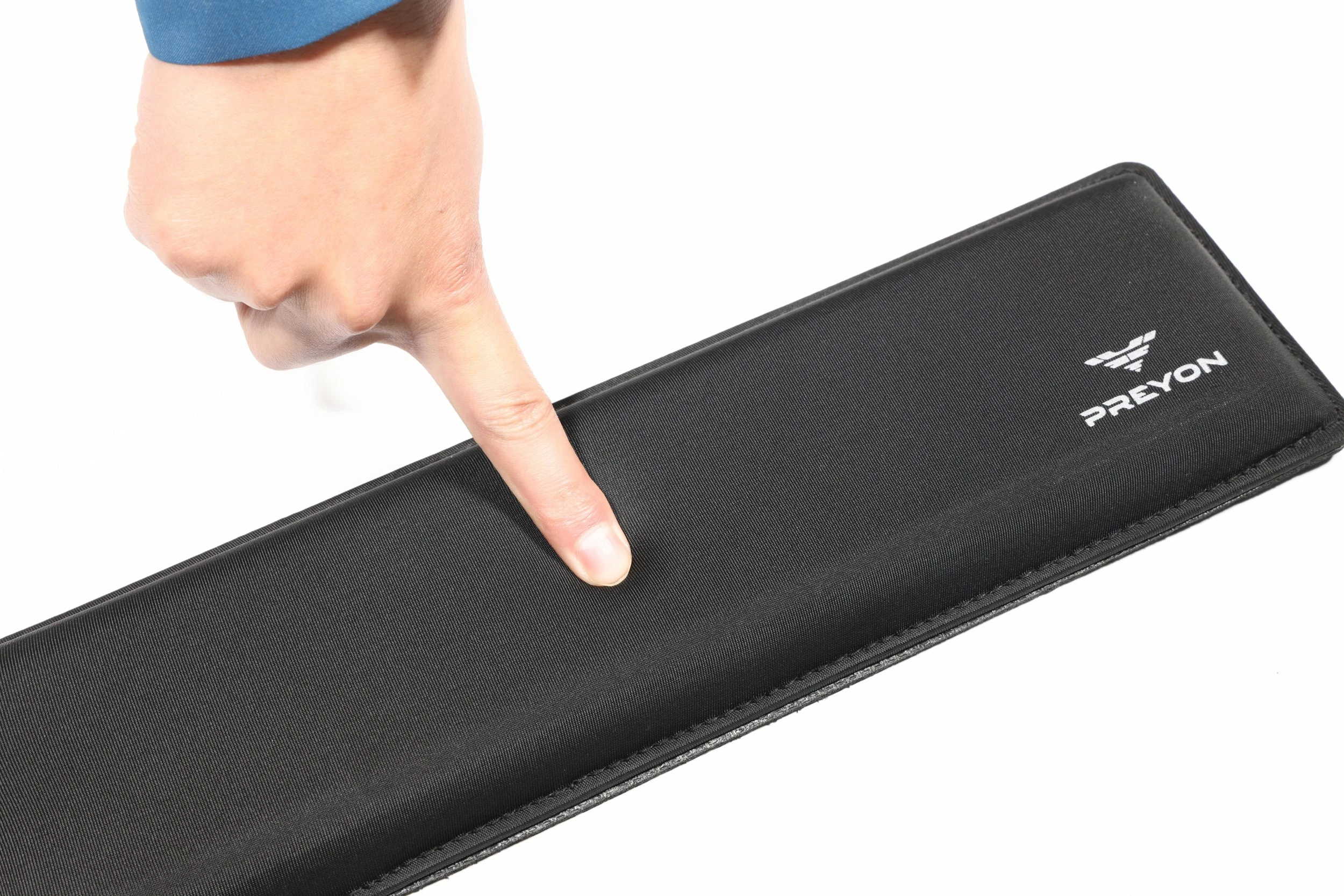 Mbështetëse kyçi për tastierë PREYON Falcon Soft TKL PGW35 35×10×2.5 cm, e zezë