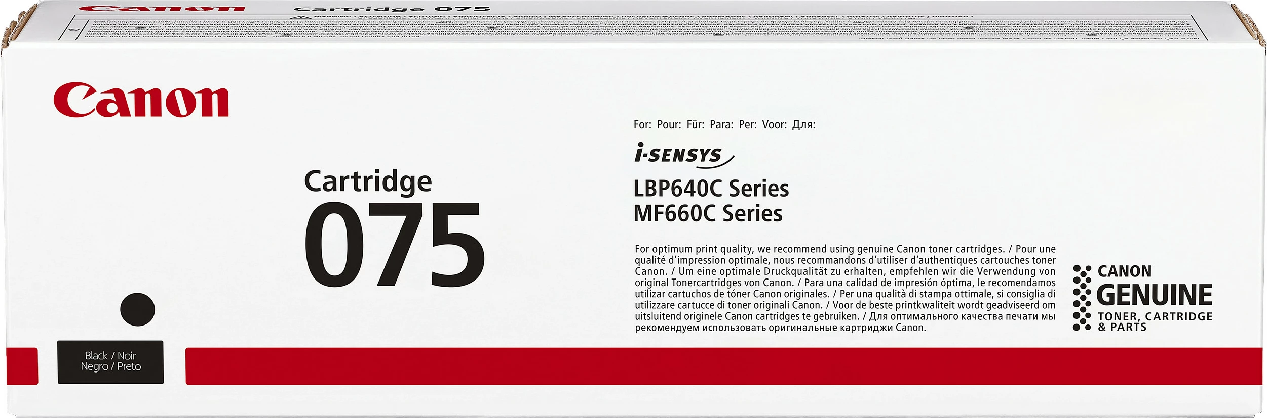 Toner Canon 075 (6365C002), 1300 faqe, Original, i zi