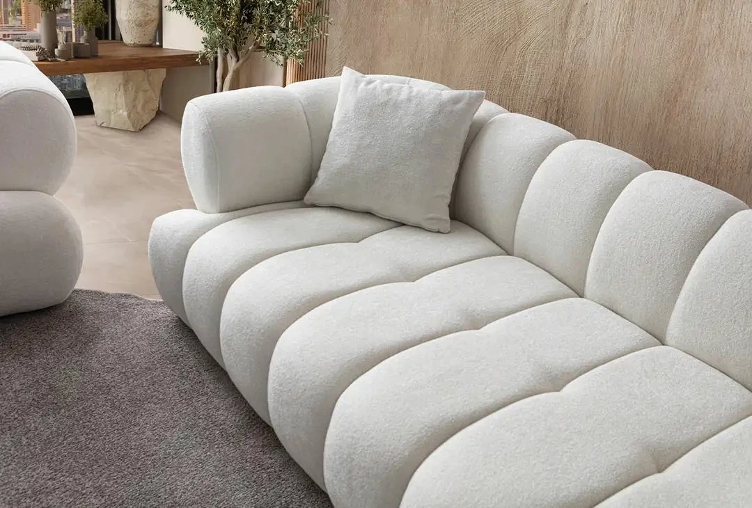 Divan treshe Petra, Atelier del Sofa, i bardhë