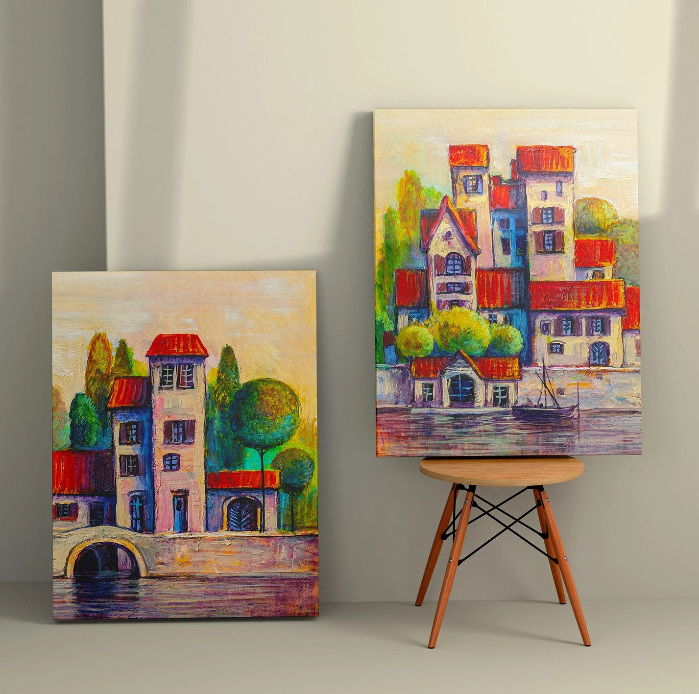 Pikturë dekorative në kanavacë (2 copë), Wallity, 2KNV4243, 70x100