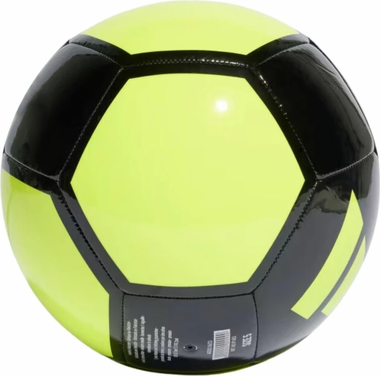 Topi futbolli adidas për meshkuj dhe femra, i zi dhe jeshil [Madhësia: 4]