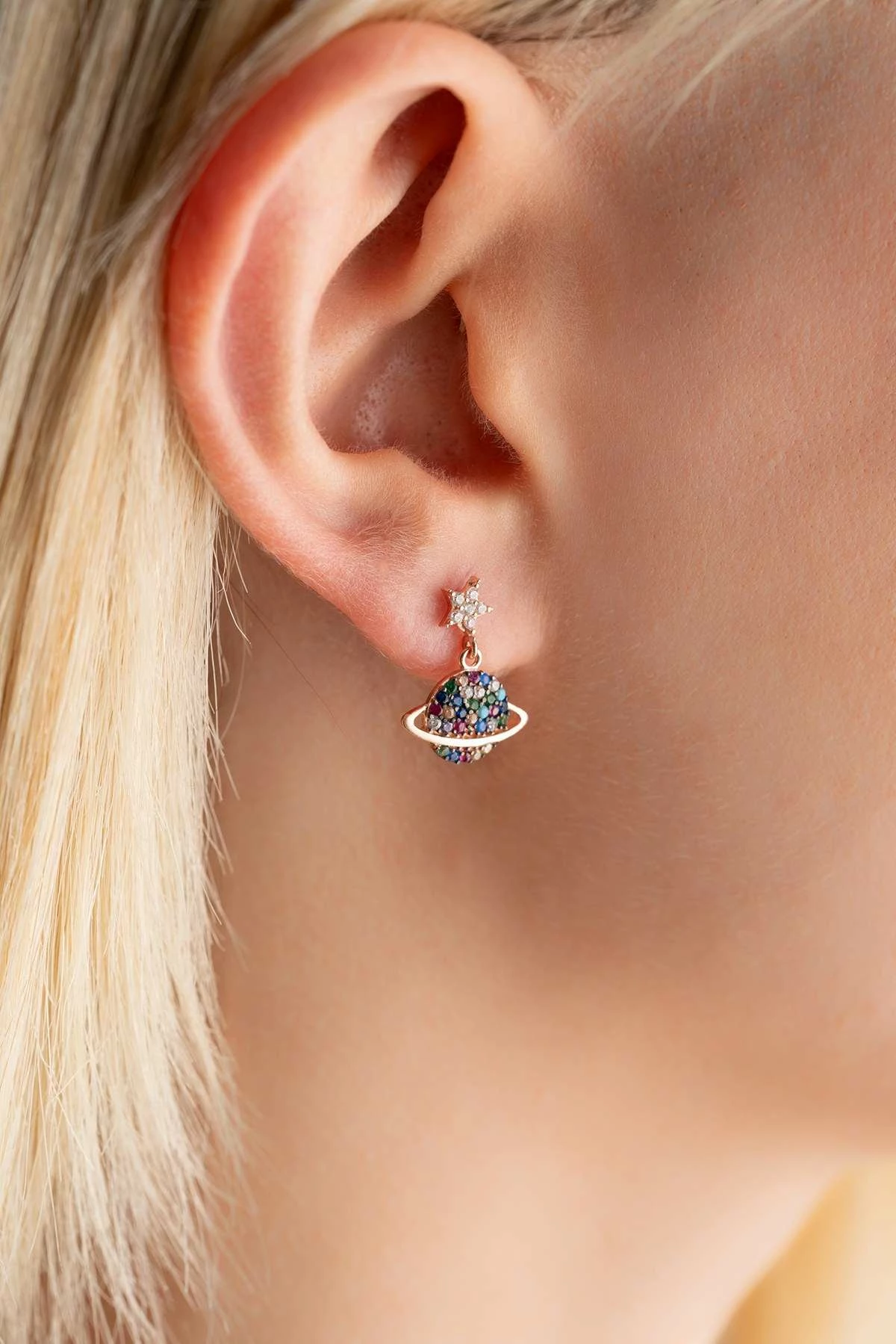 Vathë argjendi Jumeon, ngjyrë rozë ari, TRDYL508
