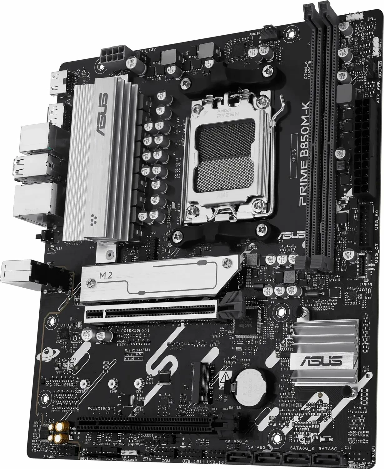 Pllakë amë Asus PRIME B850M-K, AM5, Micro ATX, DDR5 deri 128GB