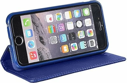 Mbështjellës HAVANA Magnetic Flip Cover për Samsung Galaxy A32 A326 5G, me magnet + xhep kartele, kaltër