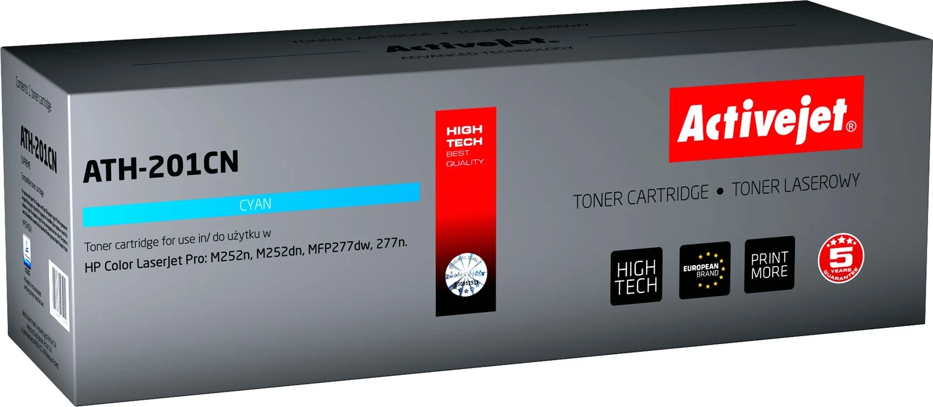 Toner Activejet ATH-201CN, për HP 201A CF401A, Blu