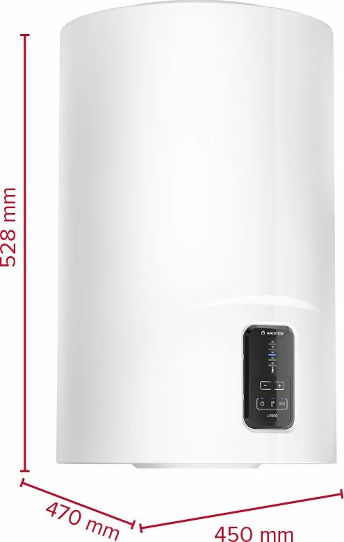 Bojler elektrik Ariston Lydos Eco 3201885, 49L, 1.8 kW, Klasa B, i bardhë