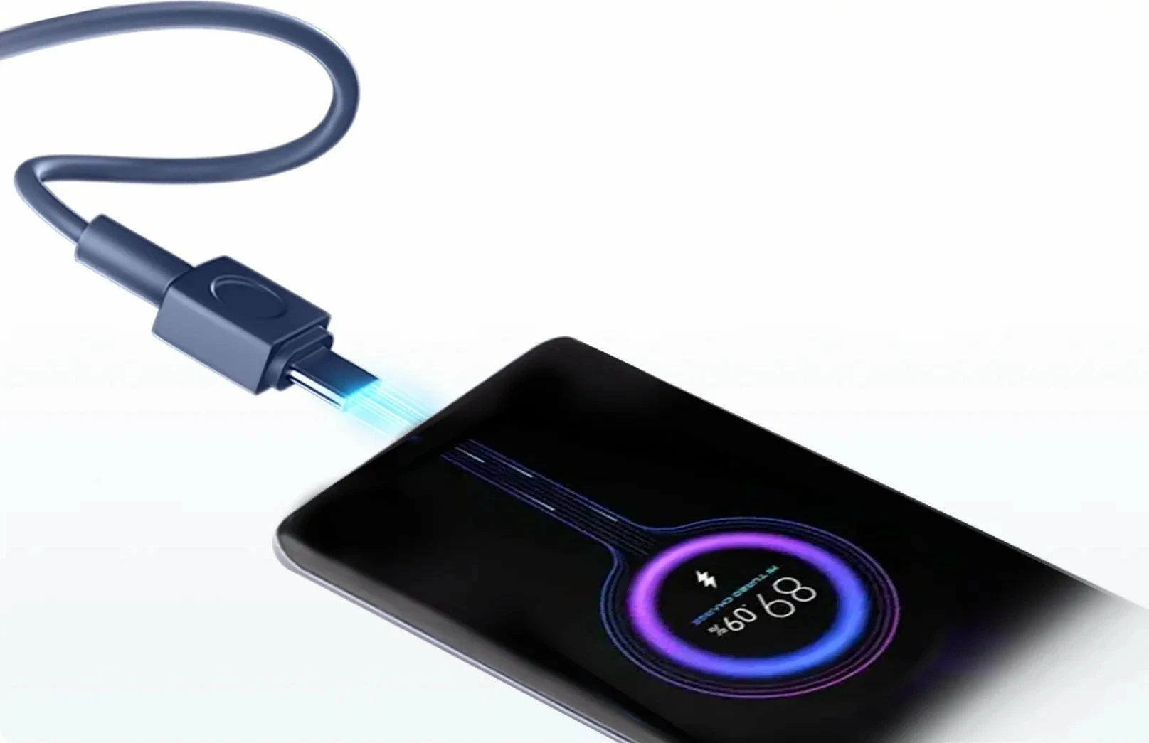 Powerbank Xiaomi PB2030MI 20000mAh 33W me kabllo USB-C të integrume, 3 porta, blu