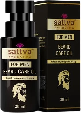 Vaj për mjekër Sattva Ayurveda për burra, 30ml