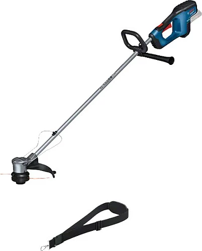 Trimmer bari me bateri Bosch GRT 18V-33 Professional, 18V, 33 cm, pa bateri/karikues, kaltër/zi