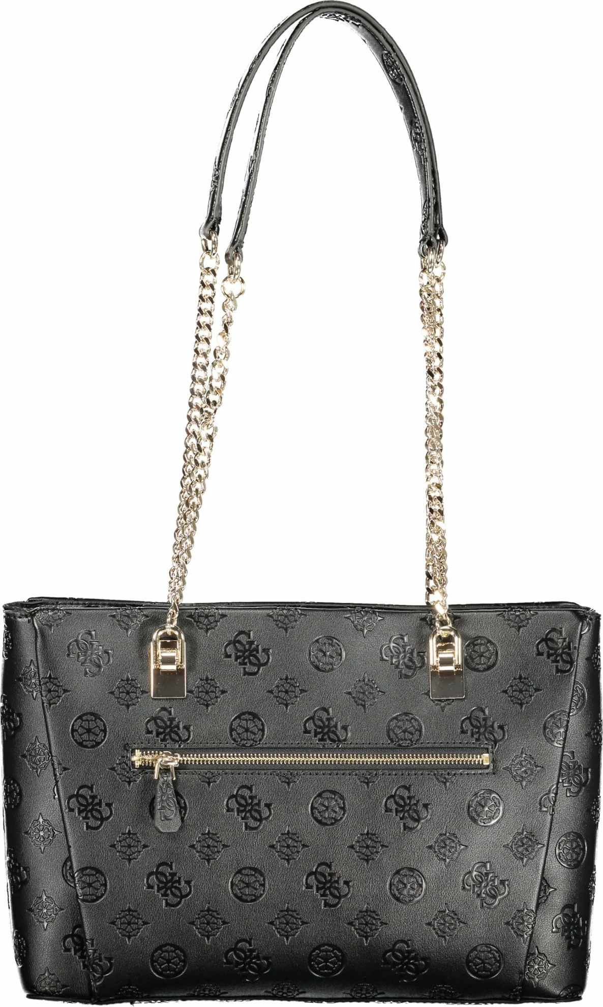 Çantë GUESS JEANS Tisha për femra, e zezë