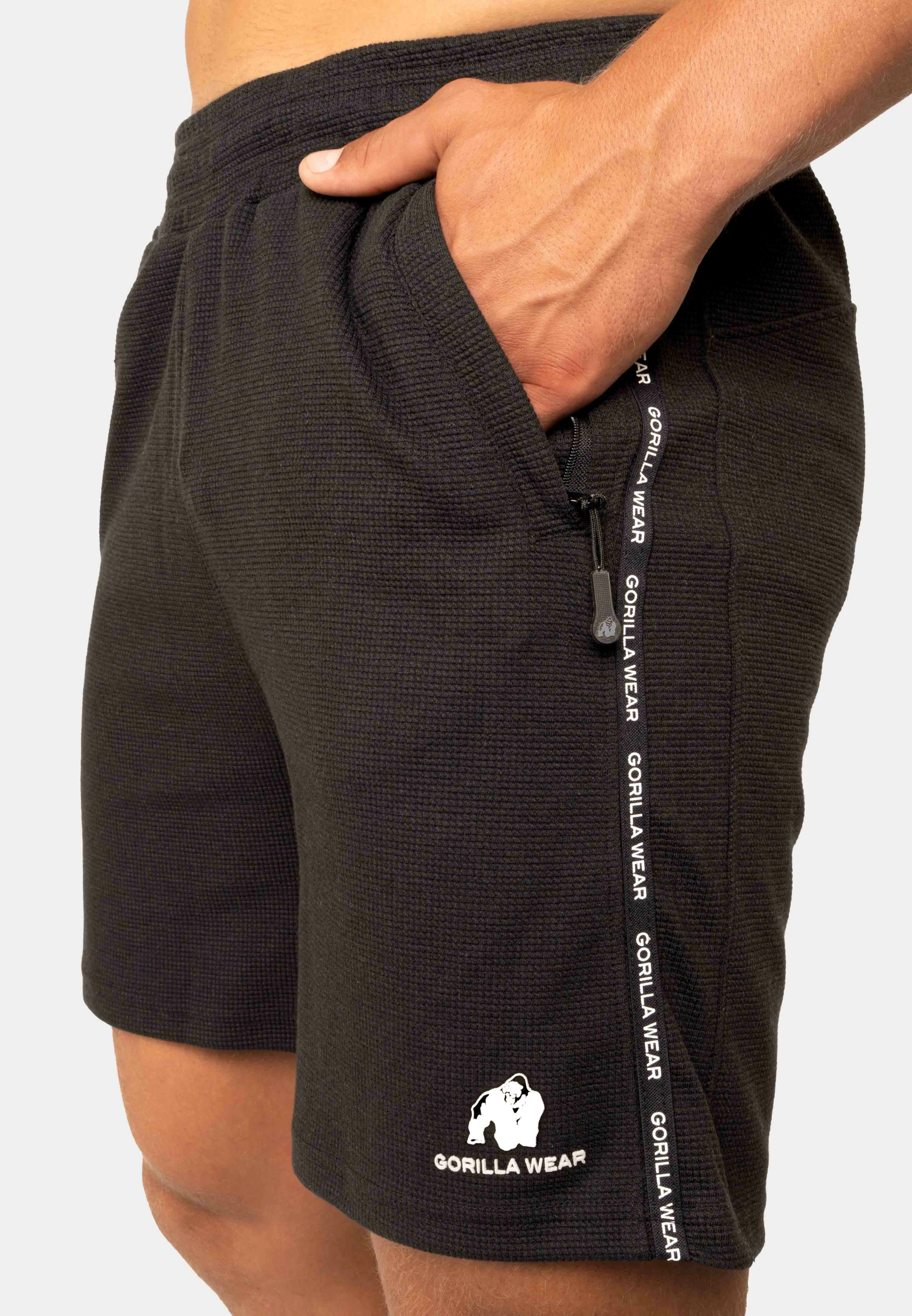 Harvey Track Shorts - Black [Madhësia: 2XL]