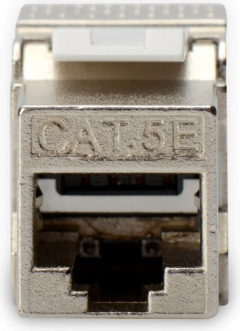 Modul Keystone Digitus Professional CAT 5e Klasse D, RJ45-LSA, i ekranizum, argjendi