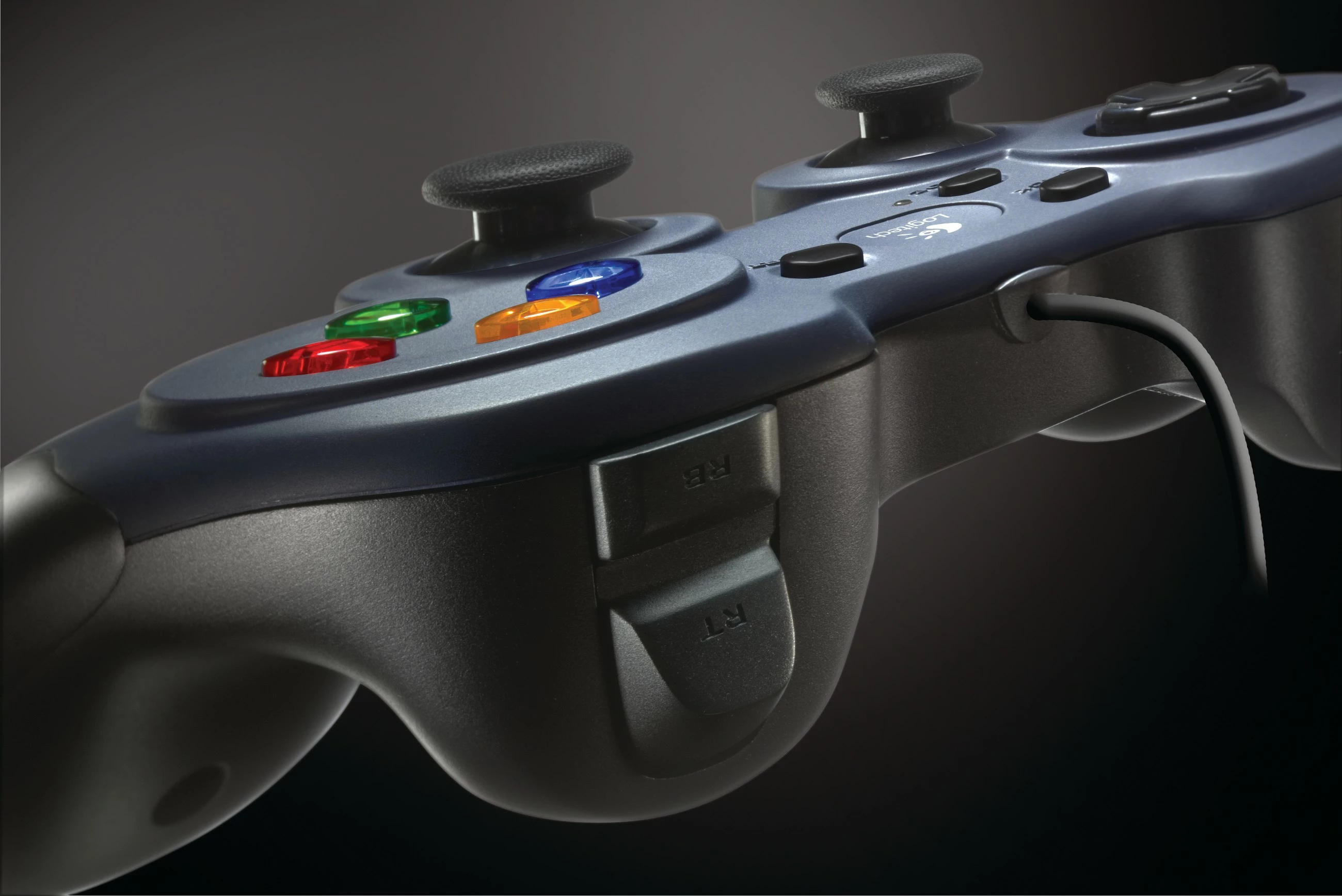 Gamepad Logitech G F310, PC, me kabllo, USB 2.0, ngjyrë zezë/blu