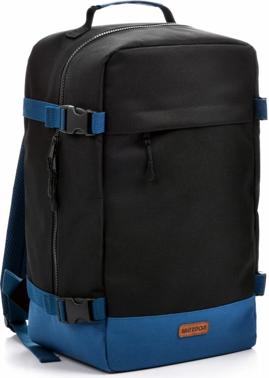 Shpinës Meteor, unisex, e zezë dhe blu