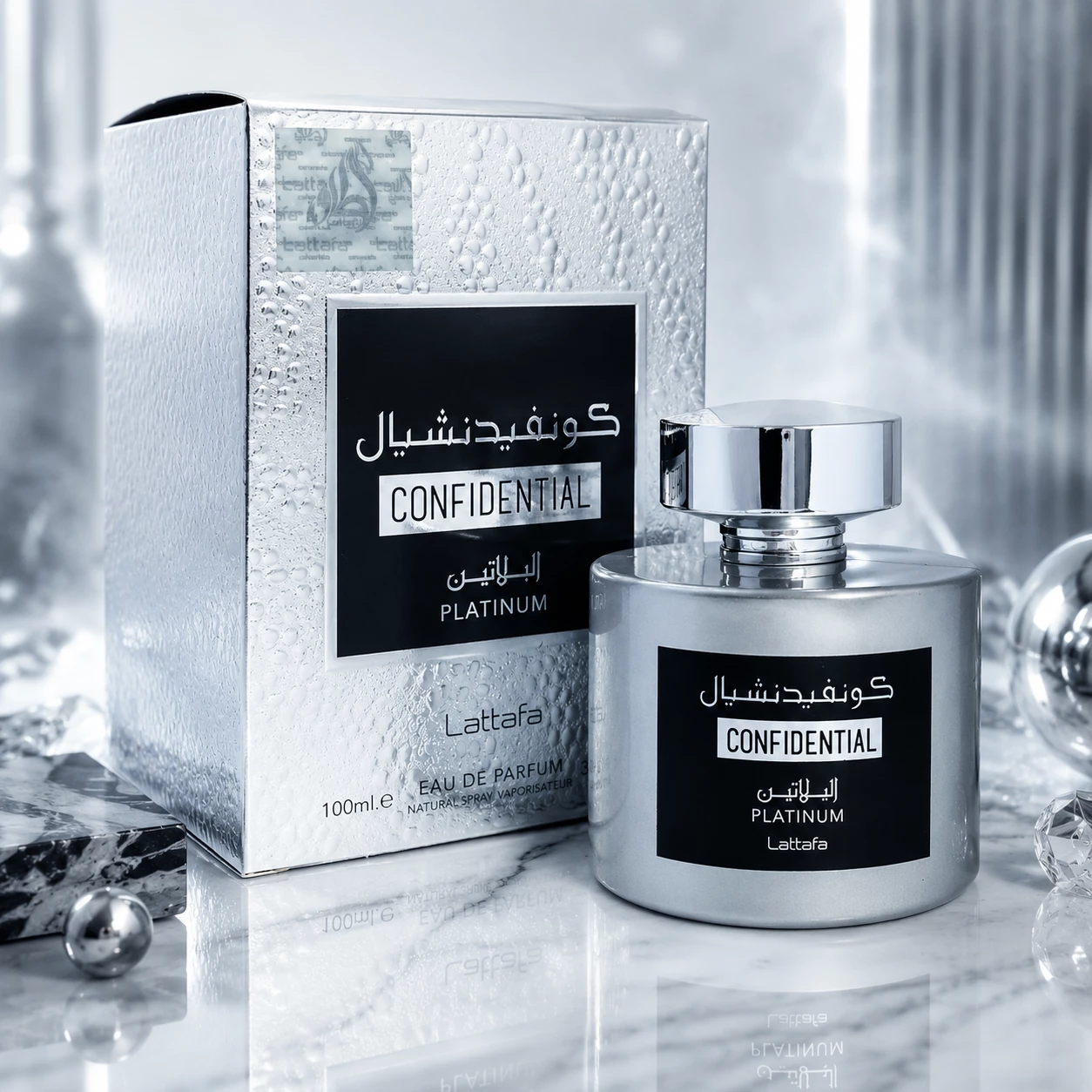 Lattafa Confidential Platinum – Eau de Parfum 100ml
