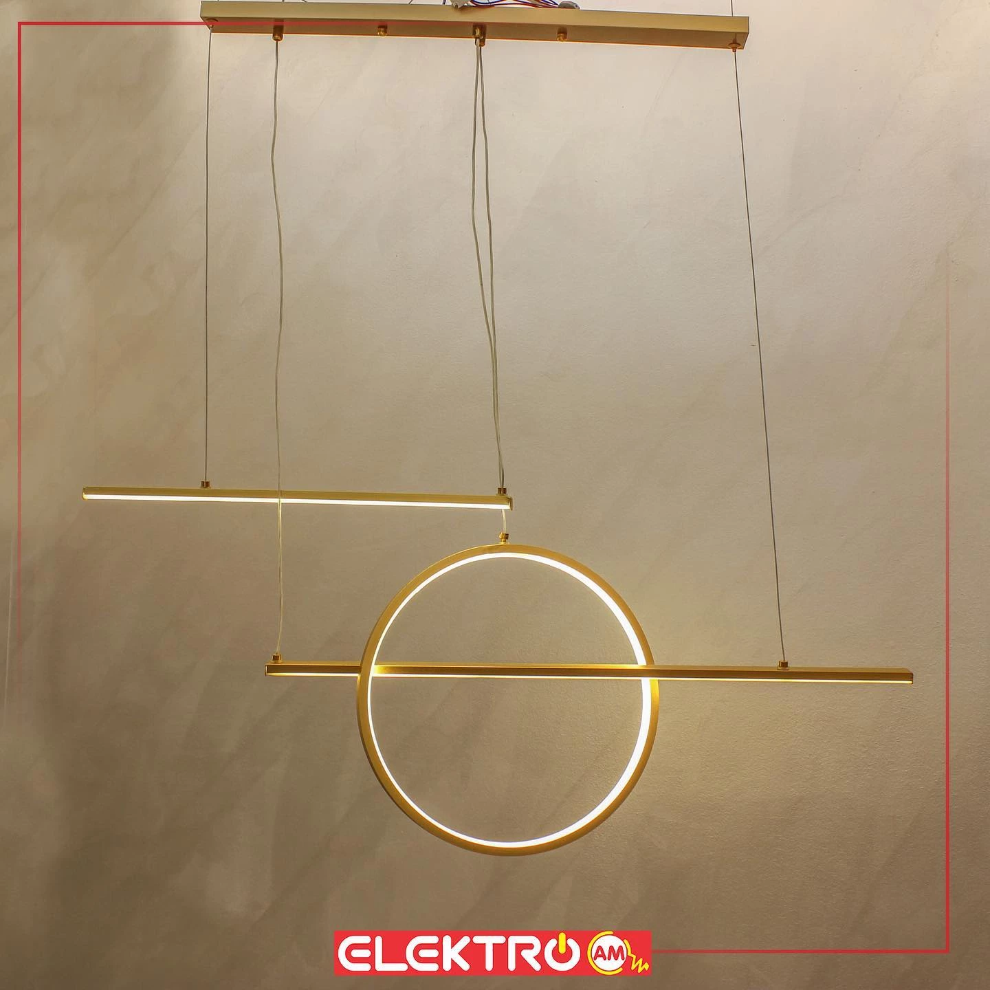 Abazhur trapezarie LED 3009-GD