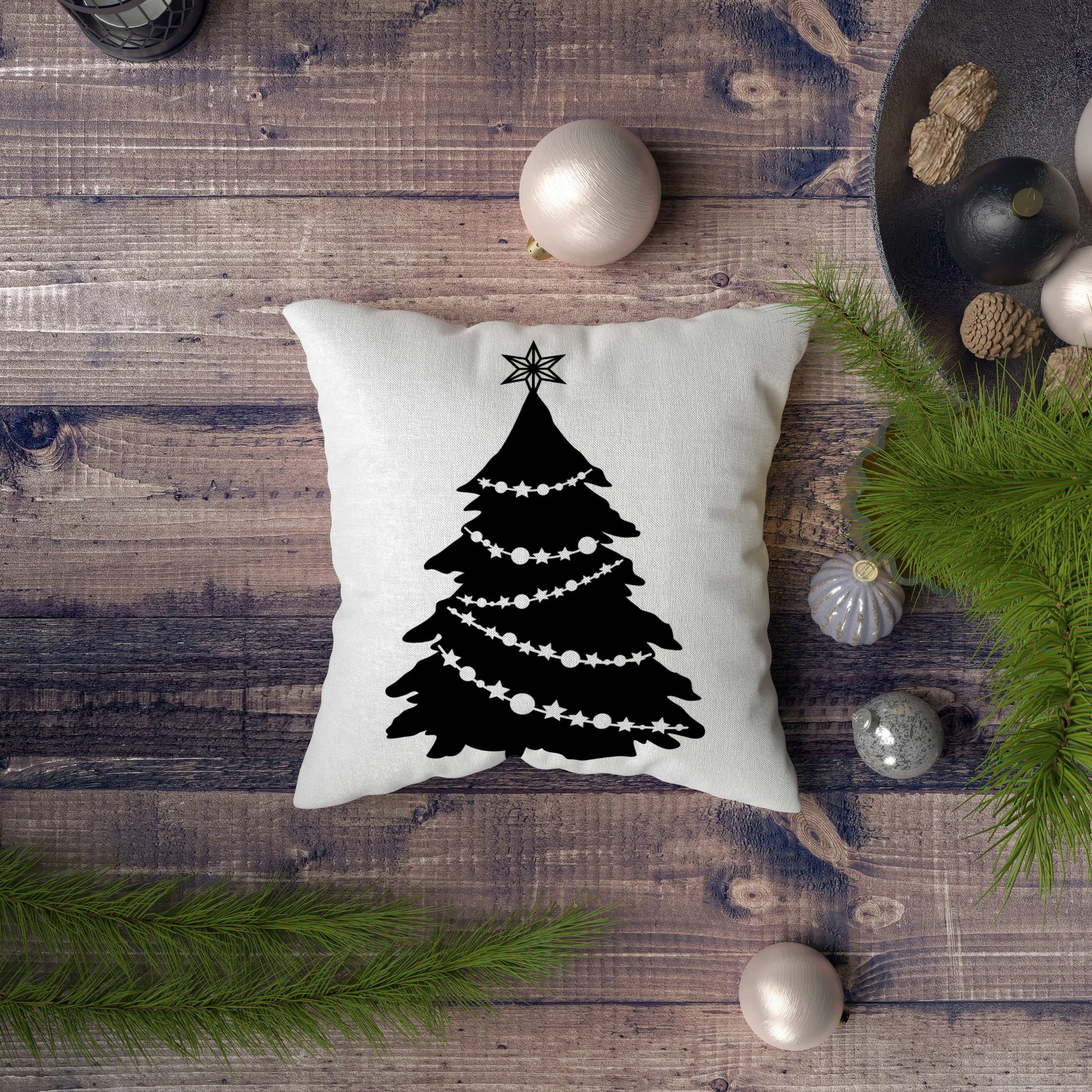 Jastëk dekorativ Aberto Design, NYXMAS134, shumëngjyrësh, 43x43cm