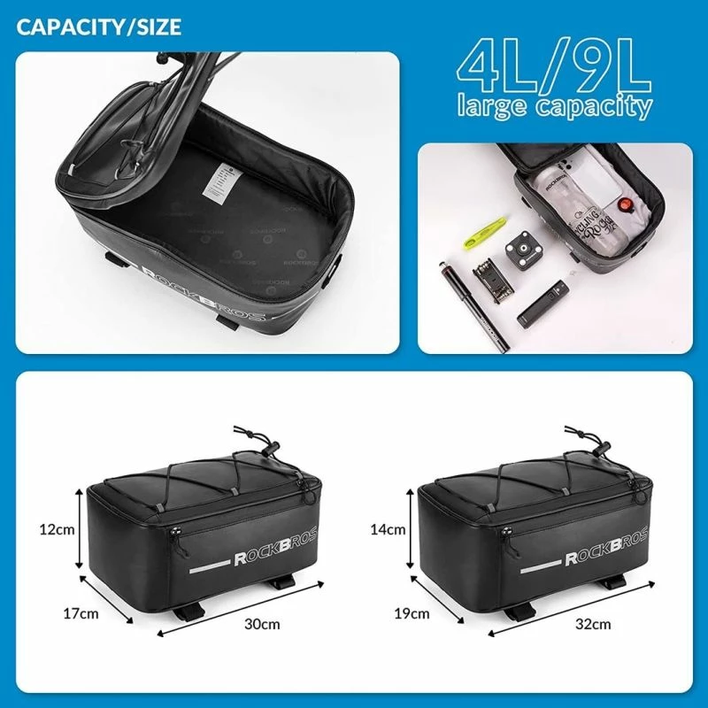 Çantë biçiklete Rockbros, e zezë