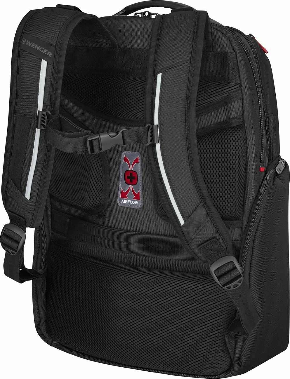 Çantë shpine Wenger Meteor 43, 17 inç, xhep për tablet, e zezë
