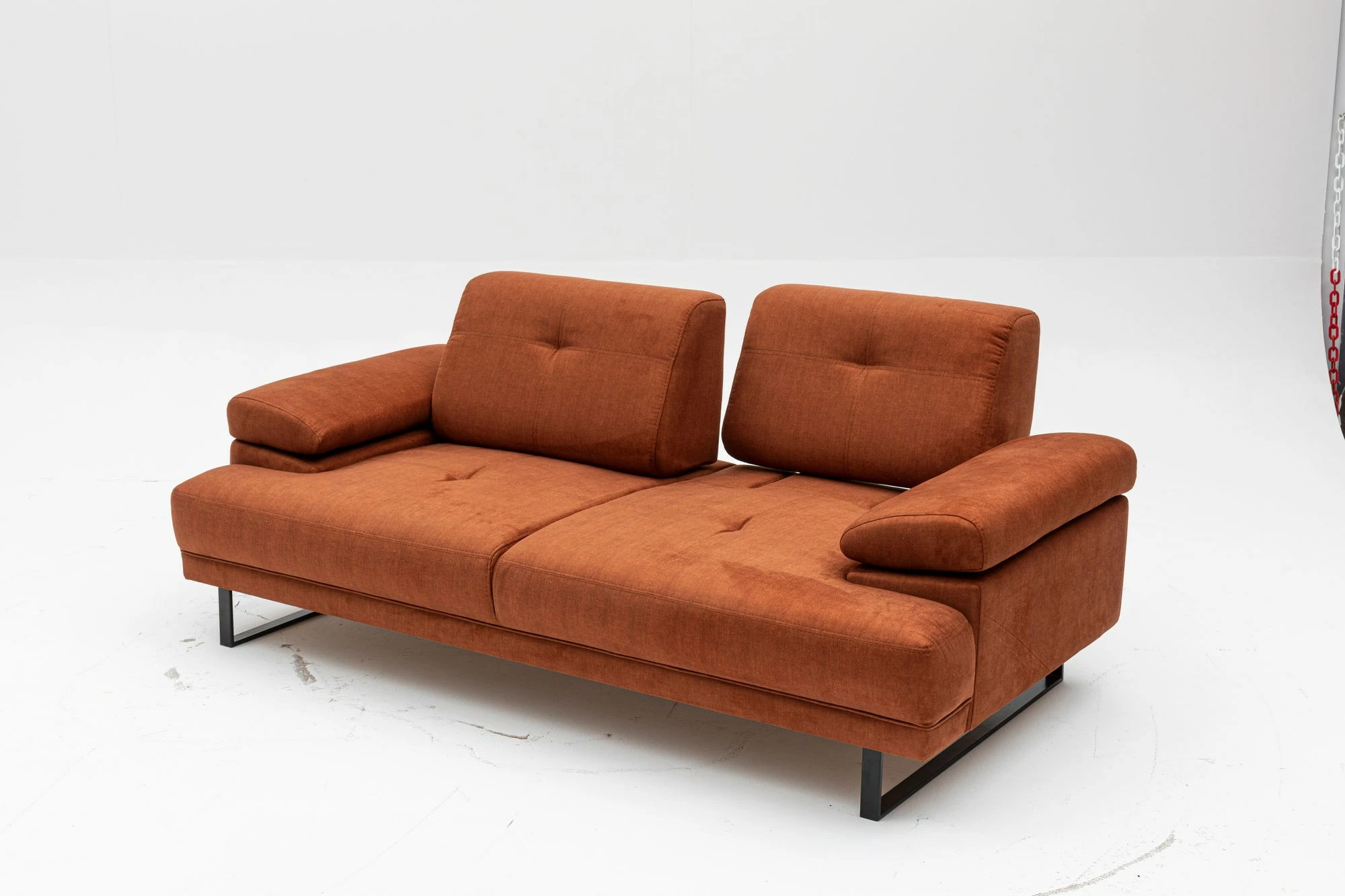 Divan-krevat 2 vende, Atelier del Sofa, Mustang, portokalli