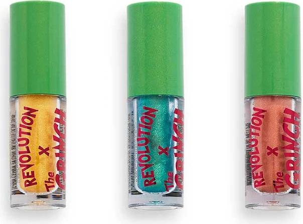 The Grinch x Revolution - Liquid Eyeshadow Set Don't Give a Grinch