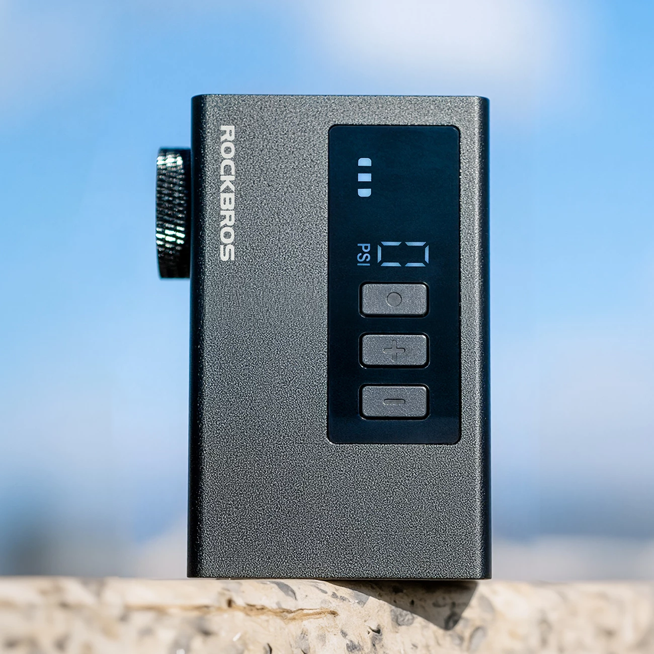 Pompë ajri pa kabllo Rockbros AS240 PRO 120 PSI 420mAh, e zezë