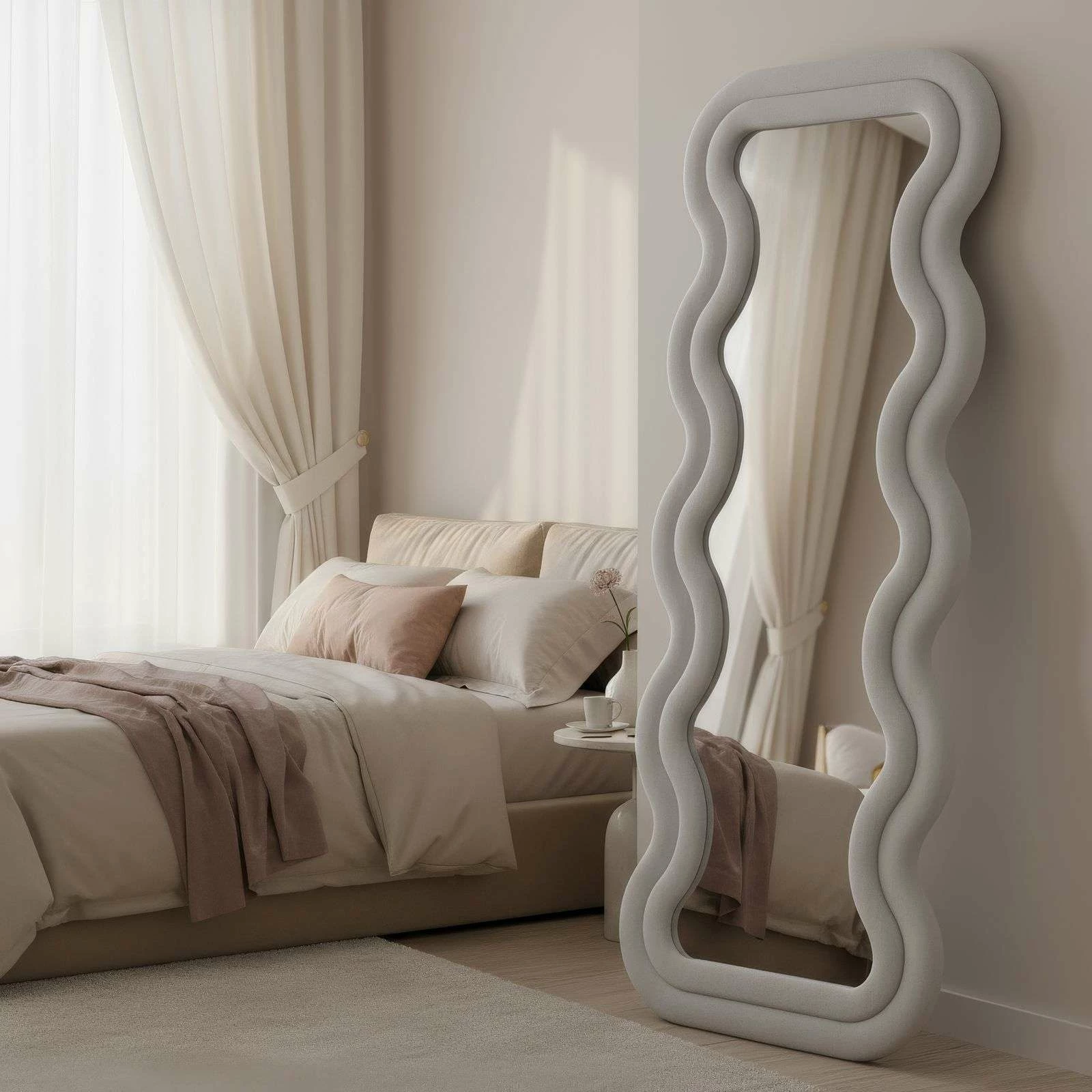 Pasqyrë Cheval Mundo, krem, Skye Decor, 65x170cm