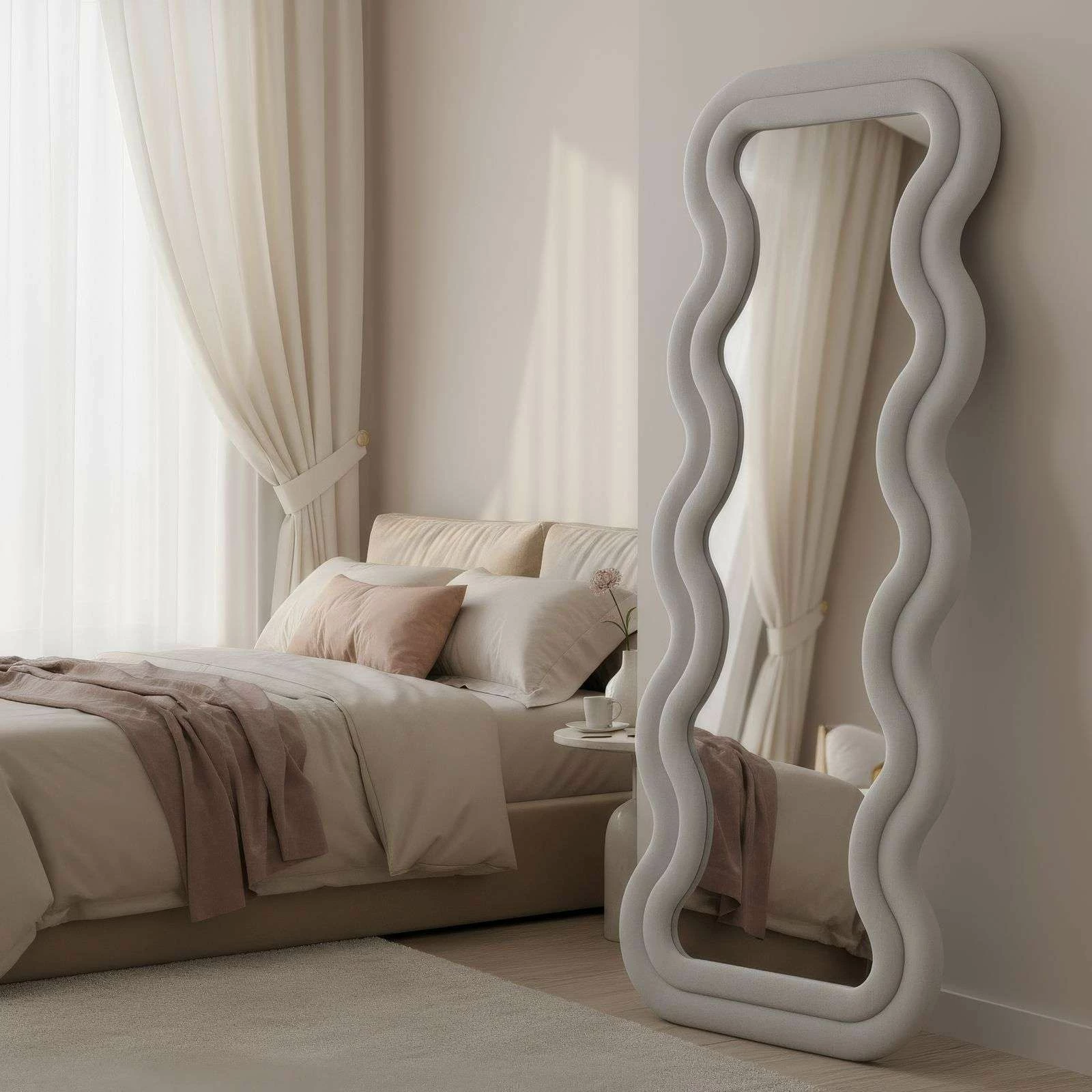 Pasqyrë Cheval Mundo, krem, Skye Decor, 65x170cm