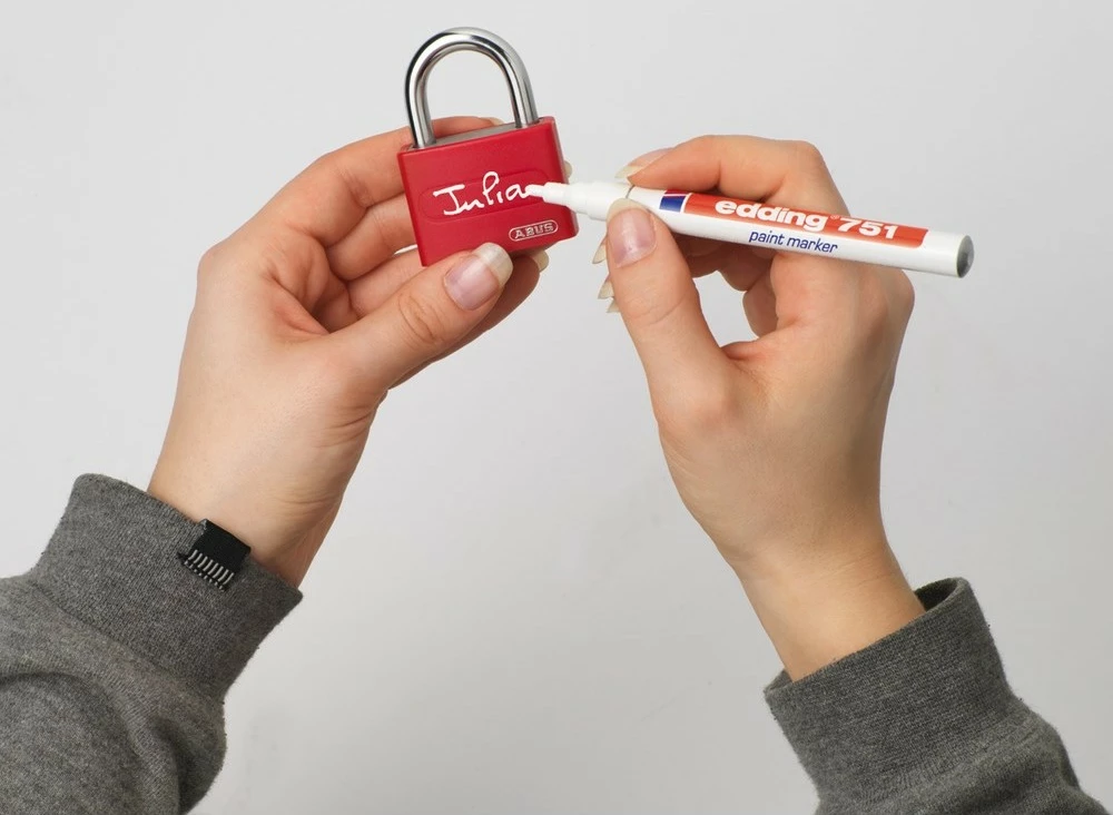 Dry ABUS MyLock T65AL, 62mm, i kuq