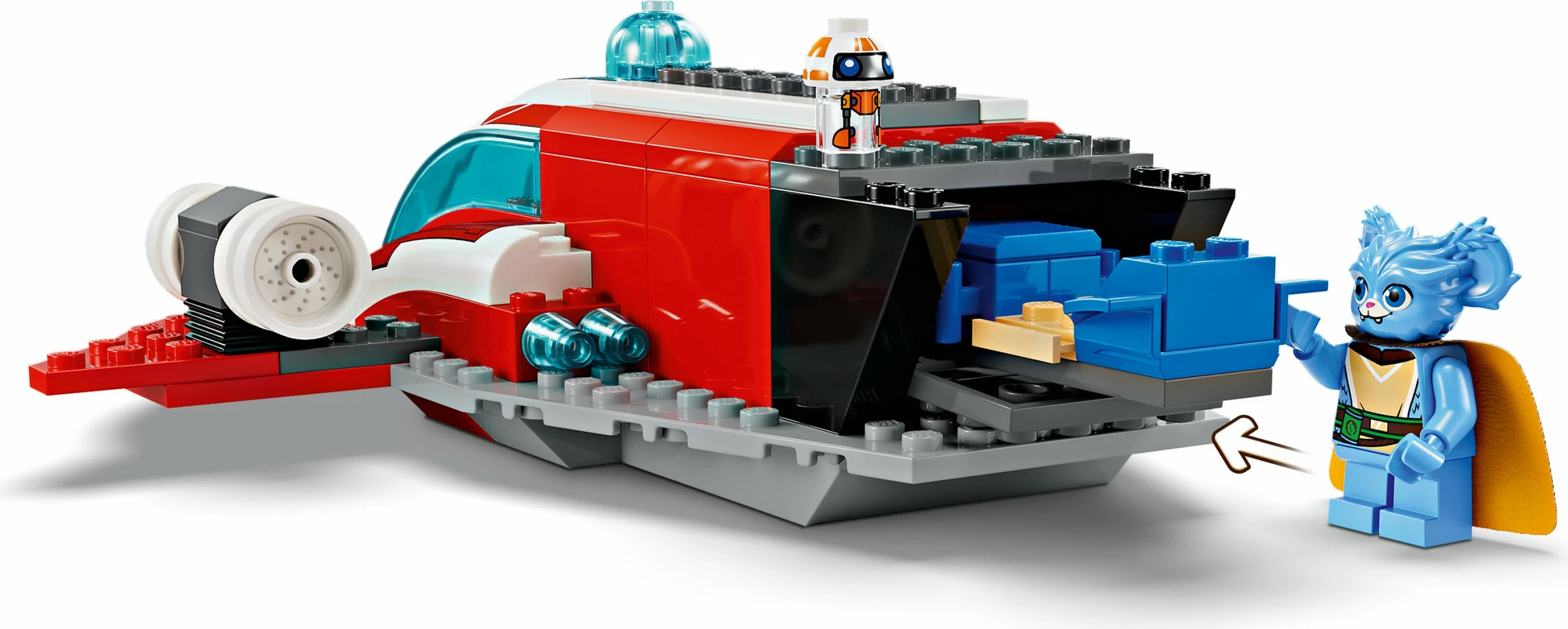Set ndërtimi LEGO Star Wars The Crimson Firehawk 136 pjesë, multikolor