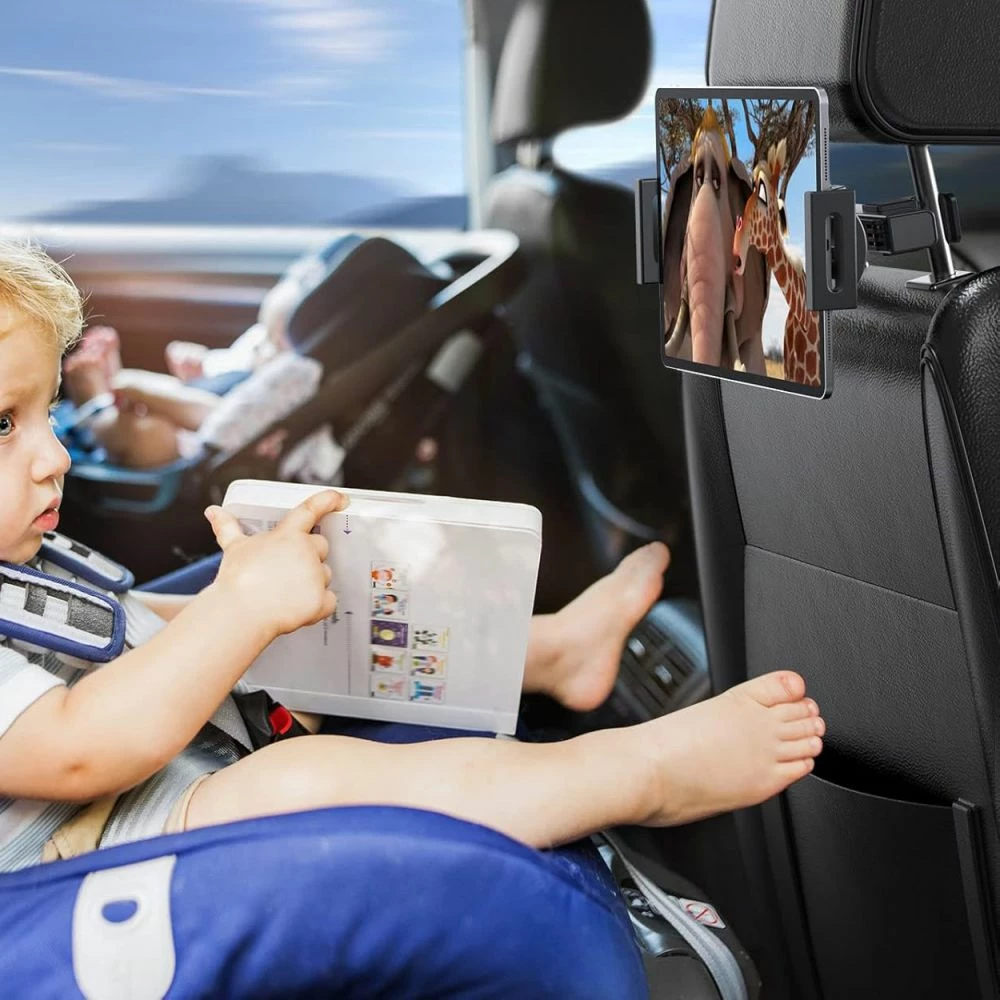 Mbajtës për tabletë/celular Tech-Protect V3 për mbështetëse koke, i zi