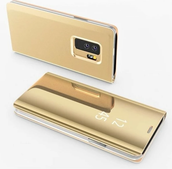 Mbështjellës ONASI Clear View për Samsung Galaxy A6 Plus 2018 (A605), ari