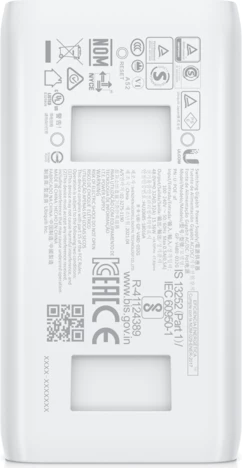 Adapter PoE Ubiquiti U-POE-af 48V 802.3af i bardhë
