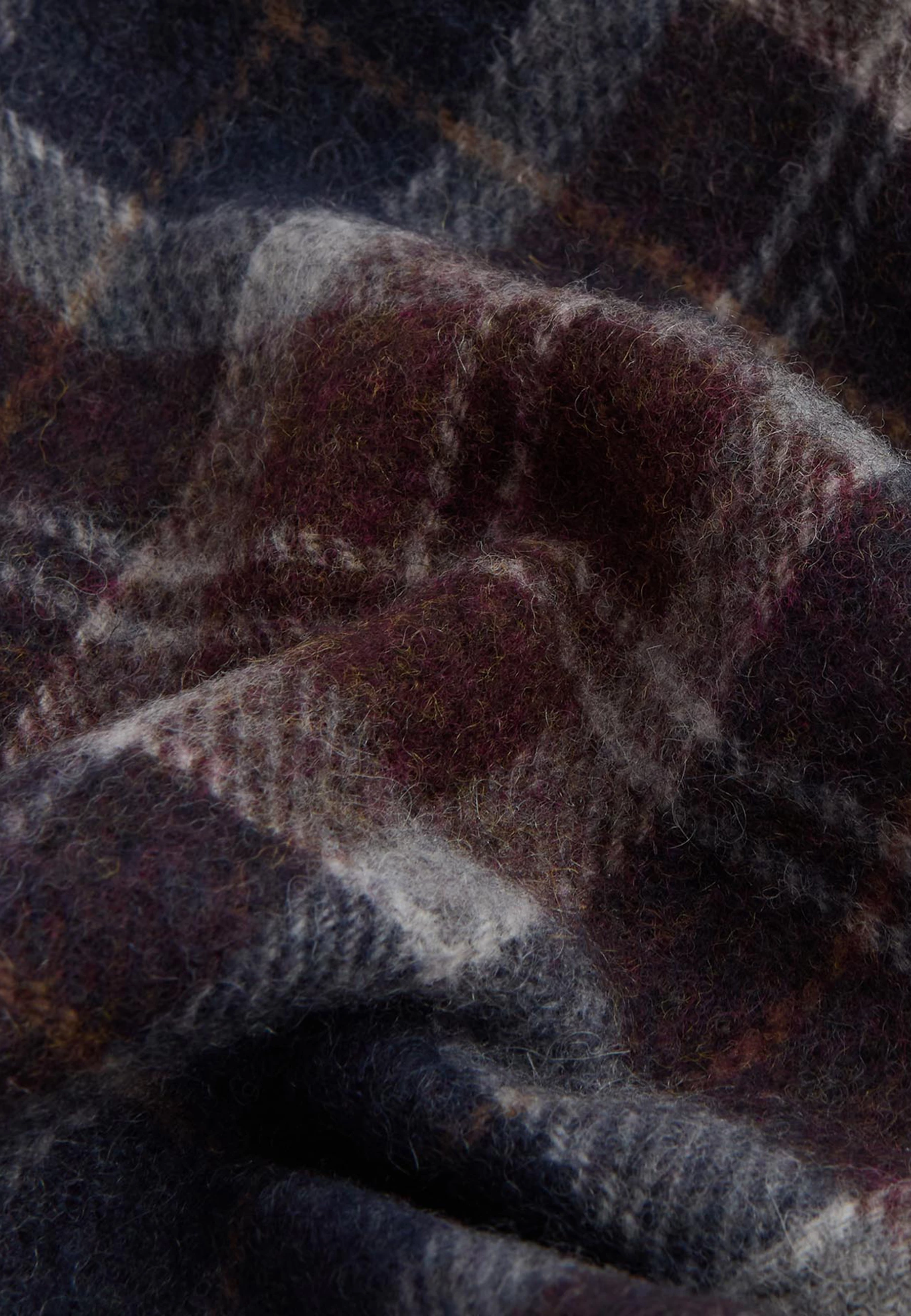 Shall për meshkuj Barbour Tartan Lambswool USC0001, kafe-blu