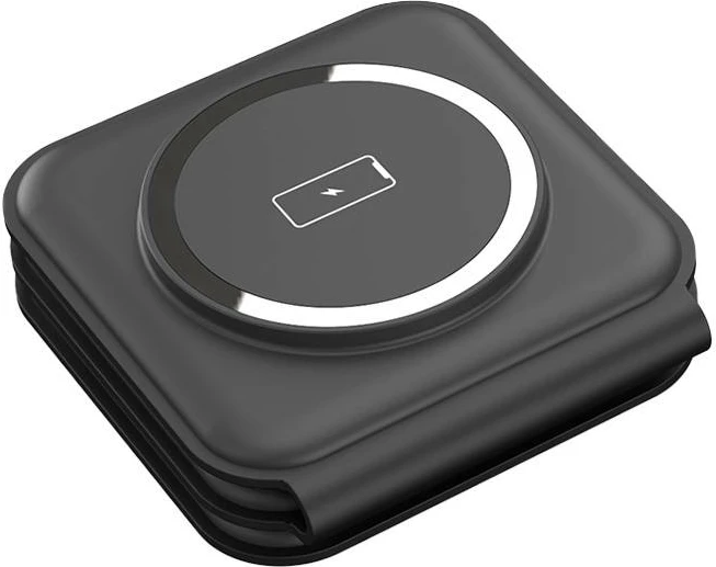 Karikues wireless 3-në-1 Choetech T588-F, 15W, i zi