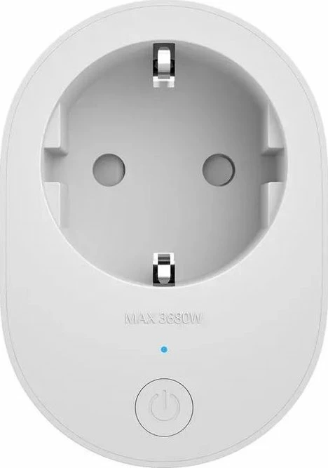Prizë smart Xiaomi Mi Smart Plug 2, Wi‑Fi, kontroll me aplikacion dhe zë, e bardhë