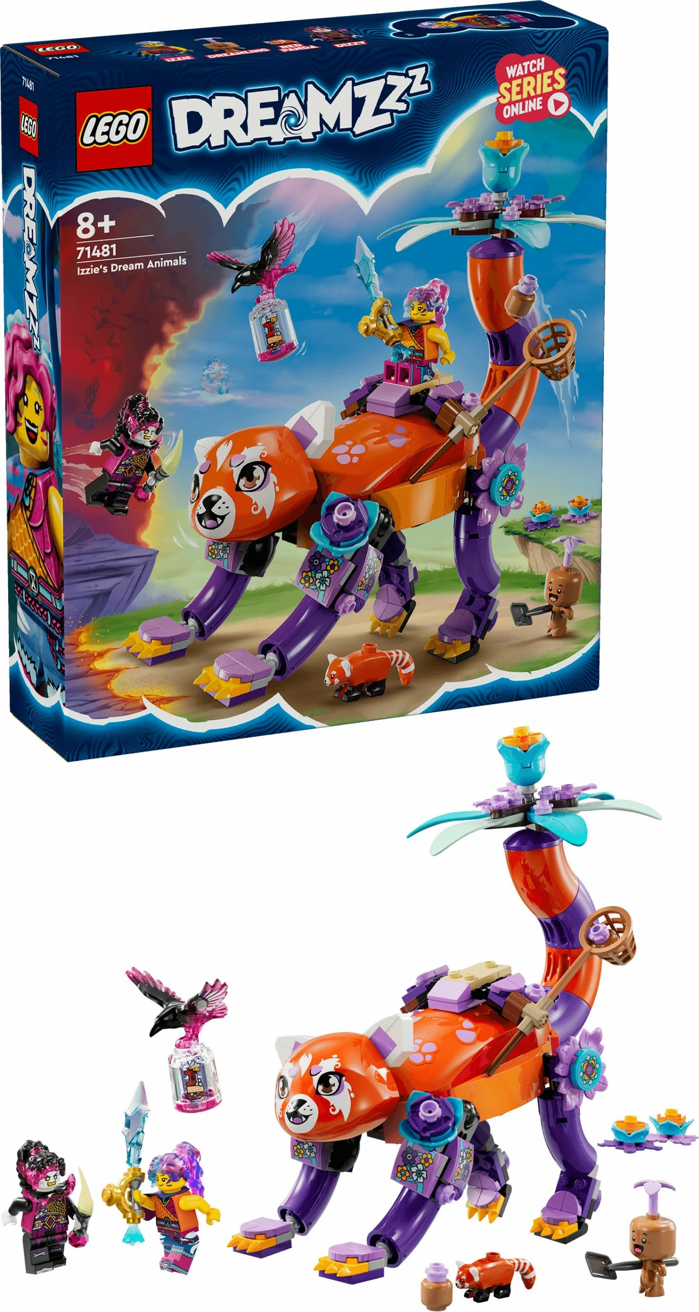 Set ndërtimi LEGO DREAMZzz 71481 Izzies Traumtiere, 328 pjesë, shumëngjyrësh