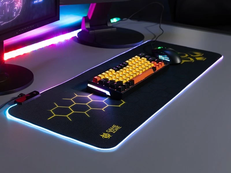 Mauspad Tracer GameZone Hexy1 RGB, i zi