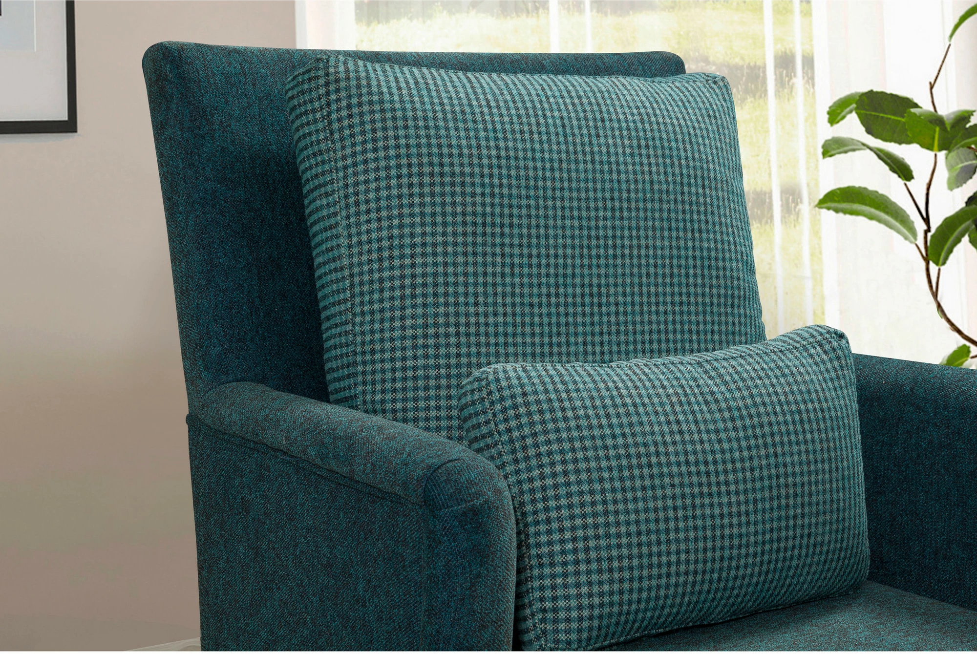 Divan Atelier del Sofa, ngjyrë turquoise, Bifo