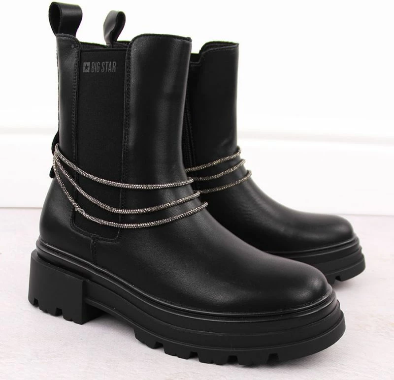 Çizme Big Star femra, të zeza