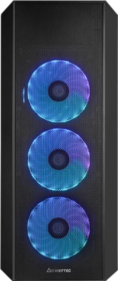 Kasë CHIEFTEC SCORPION 4 GL-04B-UC-OP, ATX, USB-C 3.2, A-RGB, e zezë