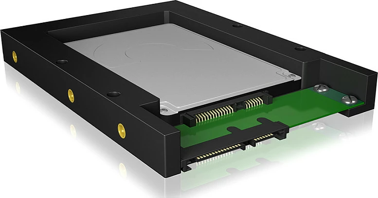 Kasë HDD ICY BOX IB-2538STS, Universal, Plastikë, E zezë, 2.5", 145 mm