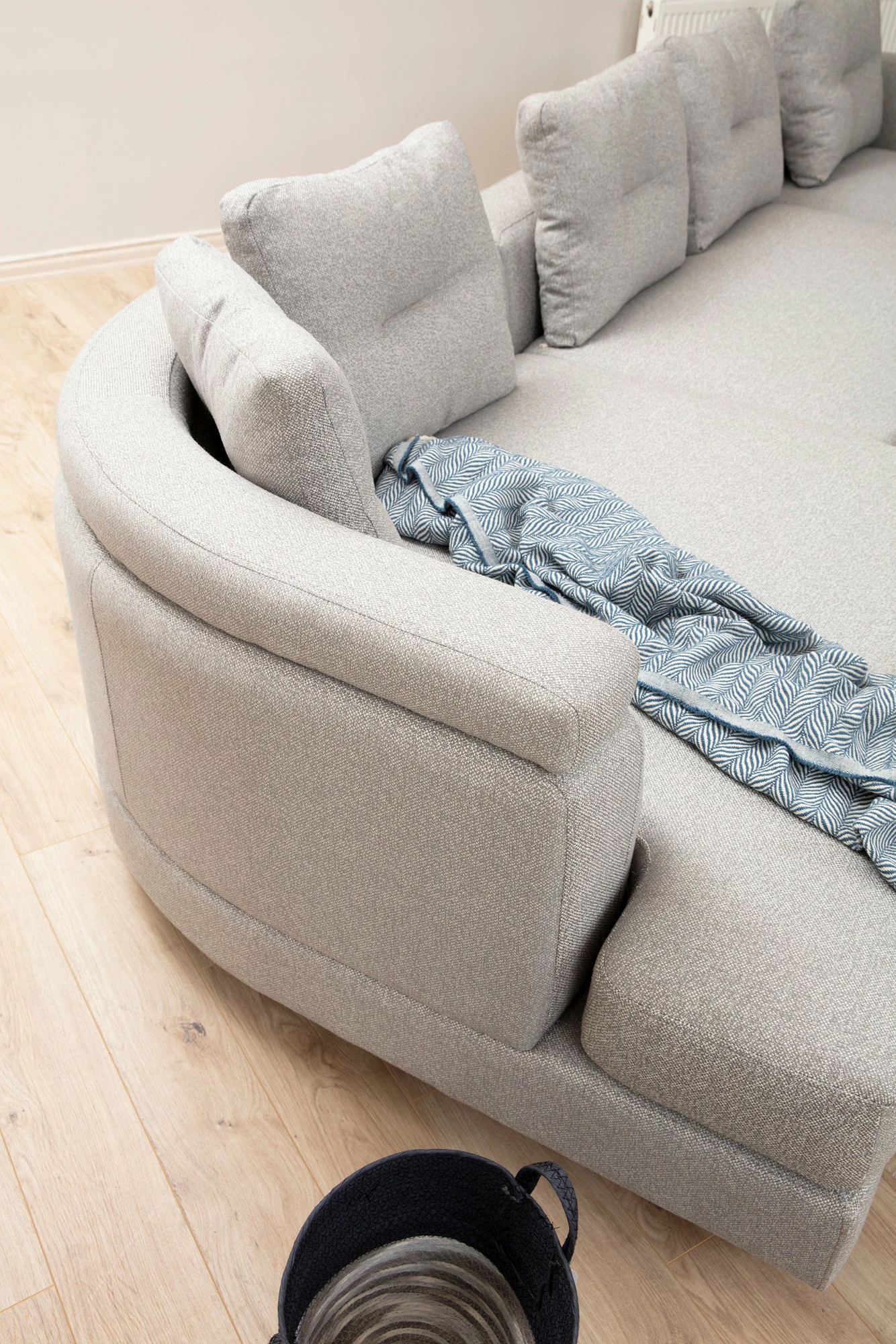 Këndare Padova, ngjyrë gri e çelët, Atelier del Sofa